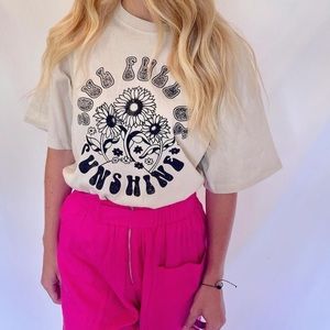 Boutique cropped tee